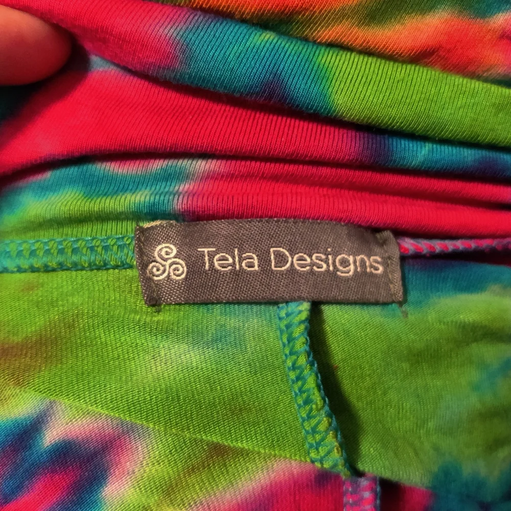 Rainbow Sunburst Tie-dye Empire Maxi Dress - Picture 5 of 8